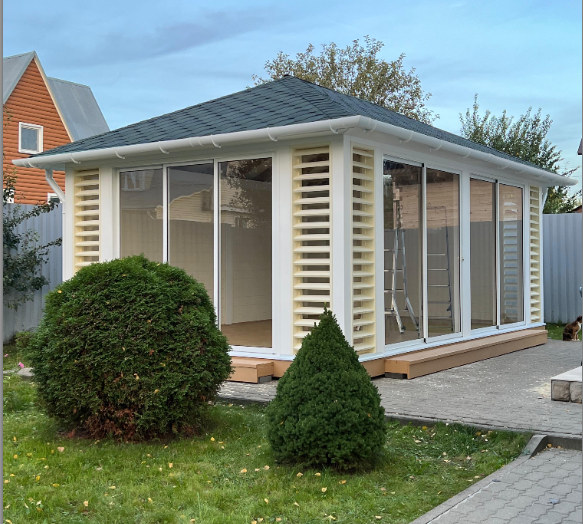 Закрытая беседка Балтика 4х6