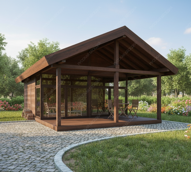 Закрытая беседка АРИГОН