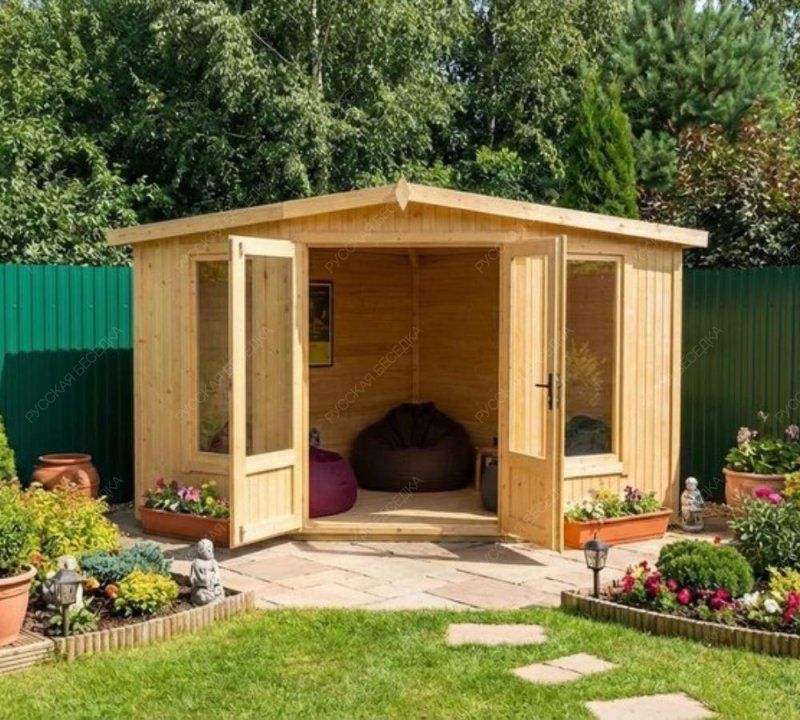 Оригинальная беседка УГОЛОК