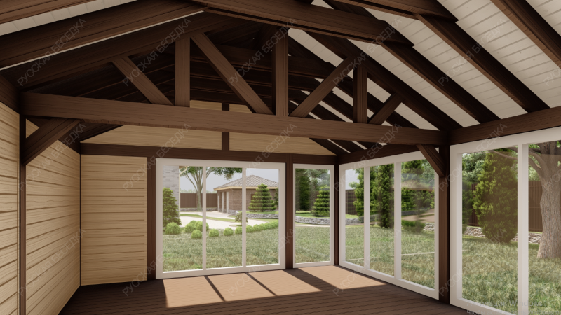 Застекленная беседка ВЕНЕРА