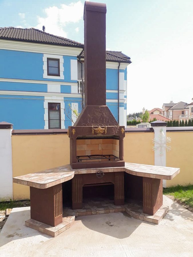 Печь № 18 — Угловой комплекс с рабочим столом и мойкой