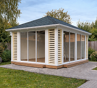 Закрытая беседка Балтика 4х6