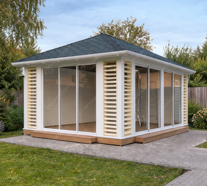 Закрытая беседка Балтика 4х6