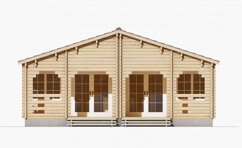 Гостевые дома из мини-бруса ДГ-03