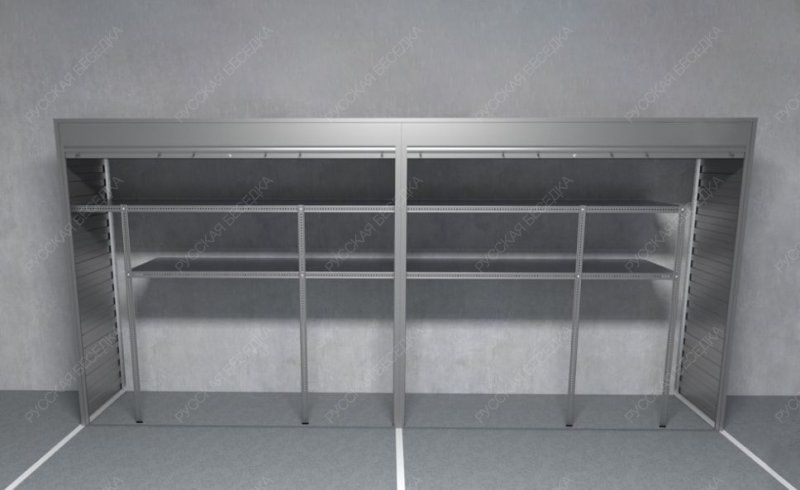 Роллетный шкаф для хранения велосипедов