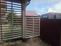 Навес для автомобилей с хозблоком САНРЕМО