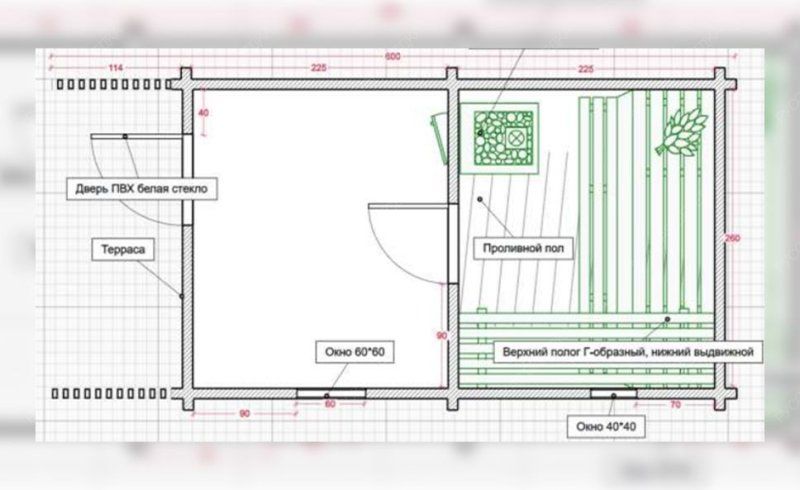 Баня Рада 6х3.5