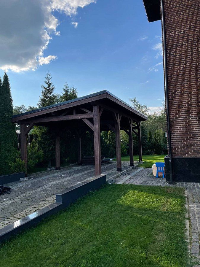 Навес односкатный ЭДЭН