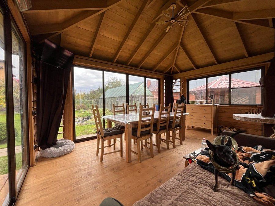 Закрытая беседка Гринхаус 4х5 Плюс