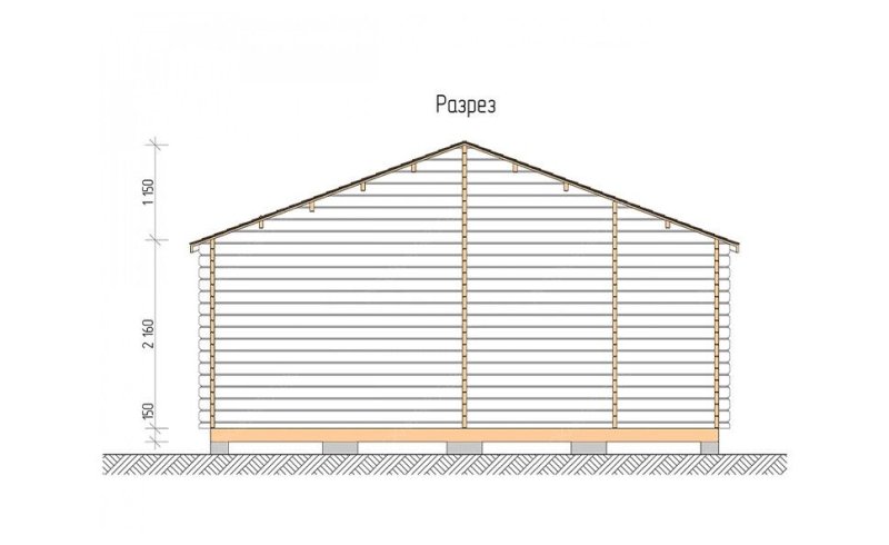 Хозяйственный блок серия ХБ 6×3