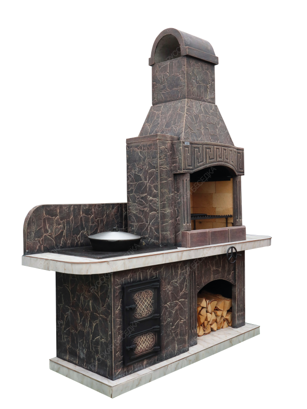 Печь № 15 — Барбекю с печью под казан