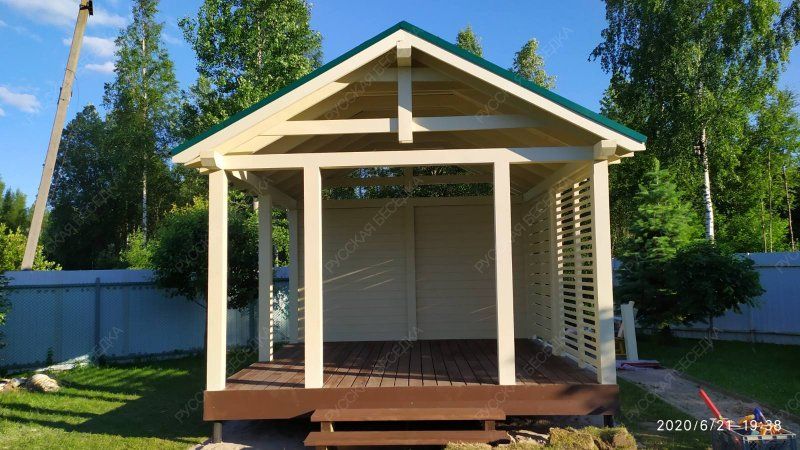 Летняя кухня ЯСНЫЙ ДЕНЬ с барбекю