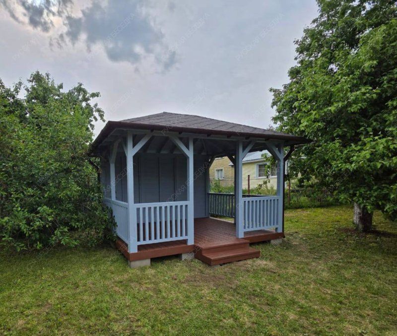 Прямоугольная беседка АЛЬКОР