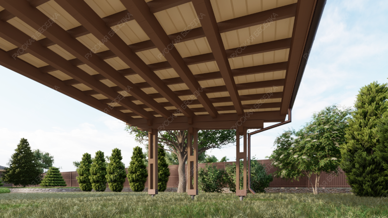 Навес односкатный СТАНДАРТ