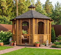 Восьмигранная беседка Оникс