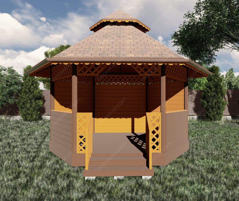 Шестигранная беседка КАНТИ