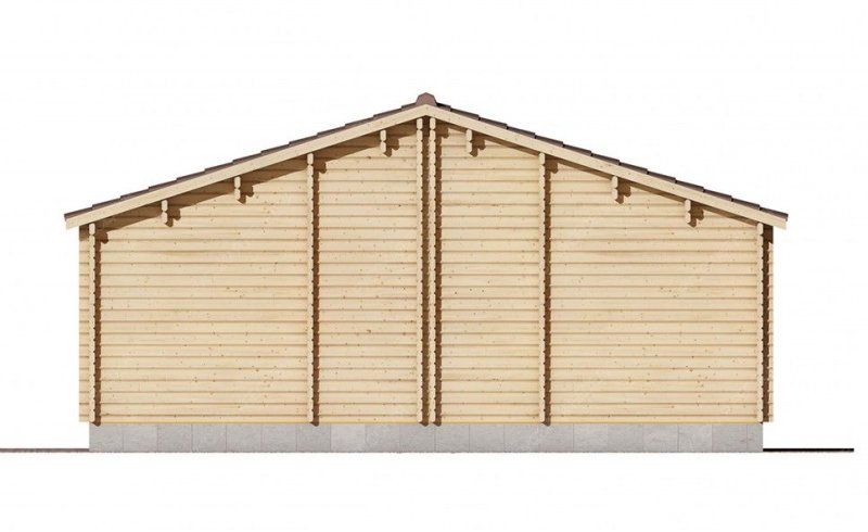 Гостевые дома из мини-бруса ДГ-03