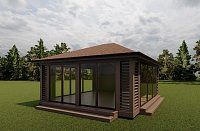 Закрытая беседка Балтика 5х6