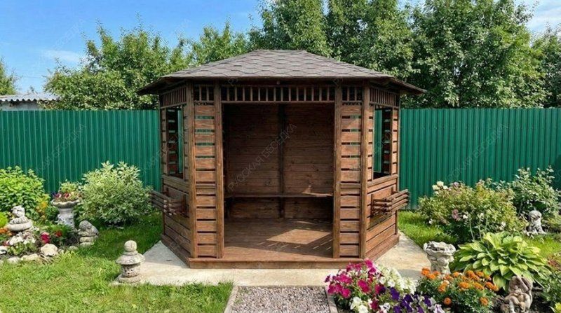 Шестигранная беседка ОЧАГ