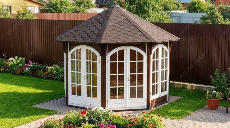 Закрытая беседка Чайная