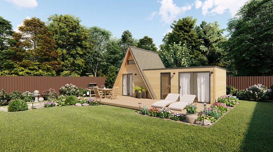 Оригинальная беседка Вишня