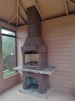 Печь № 6 — Печь с мраморной крошкой