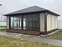 Застекленная беседка БАЛТИКА 7х6