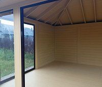 Застекленная беседка АННЭТ 4х5