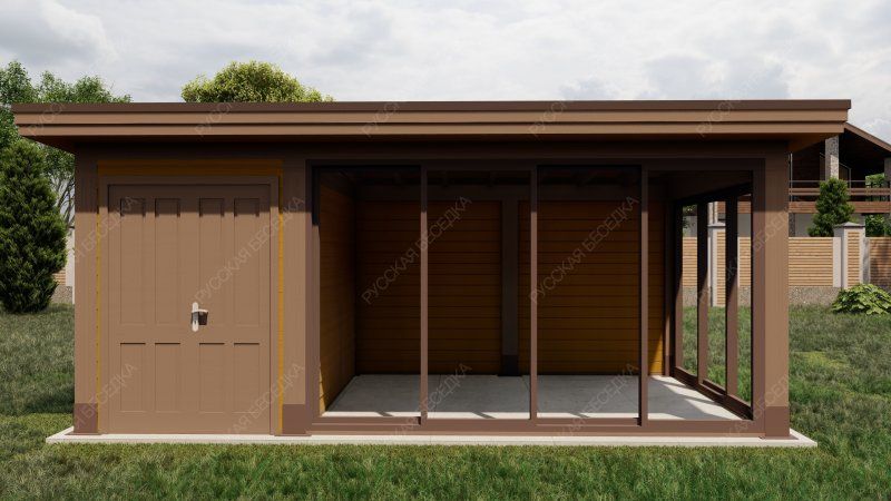 Застекленная беседка ЛИНГА