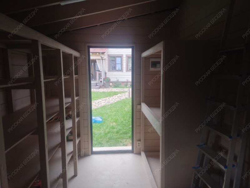 Навес для автомобилей с хозблоком САНРЕМО