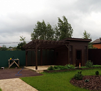 Хозблок с перголой НЕКСТ