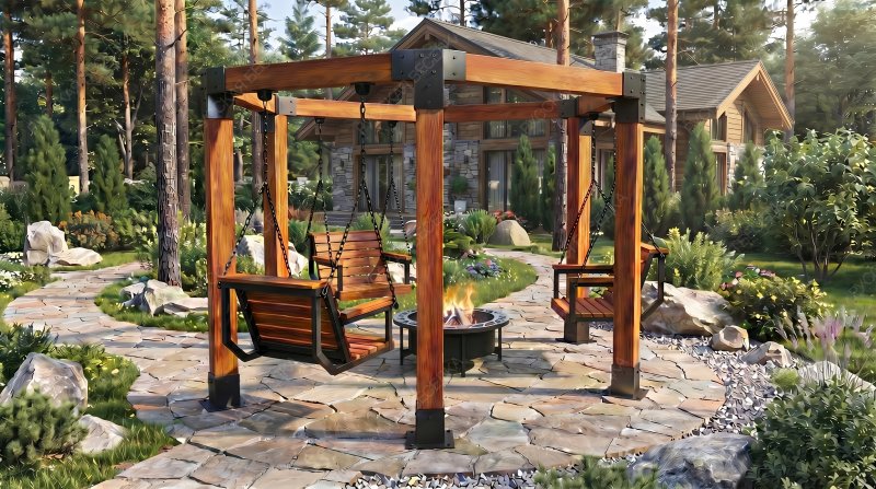 Садовые качели Тания