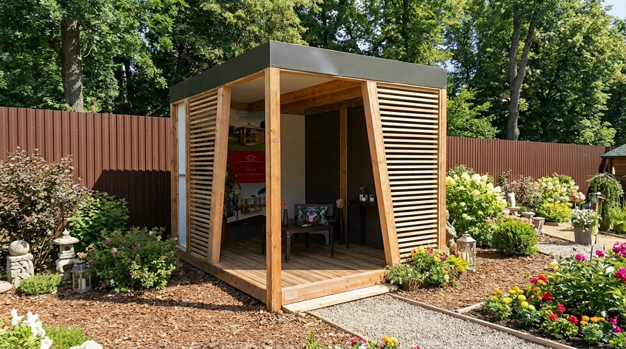 Современная беседка НЕГА